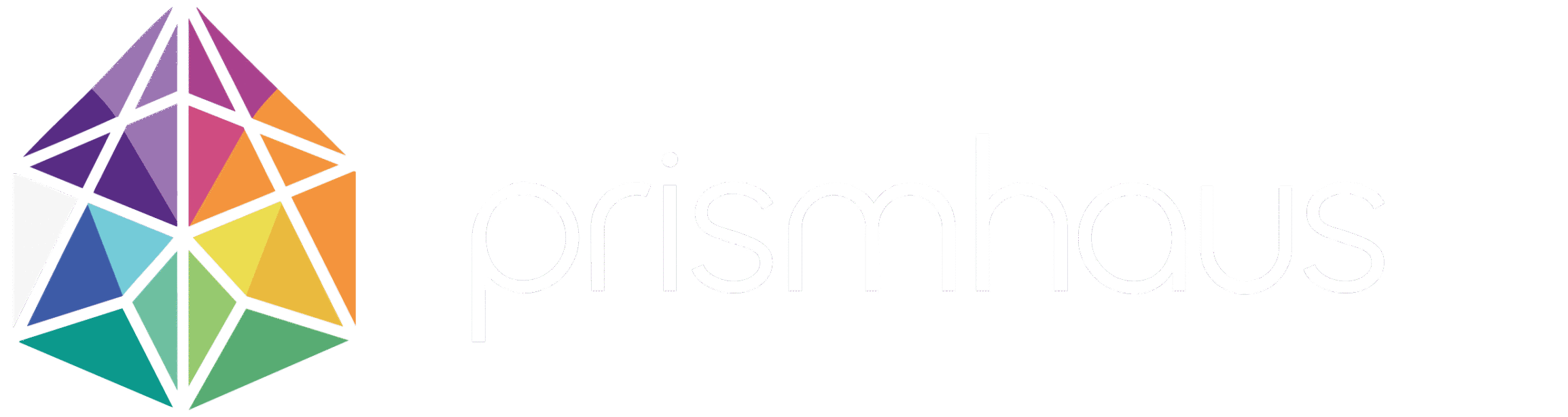 Prismhaus White Logo