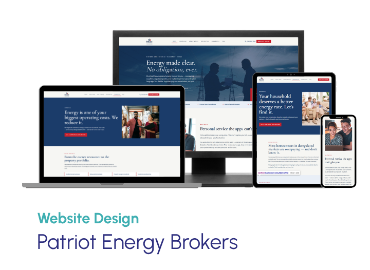 Patriot Energy Brokers Website Design